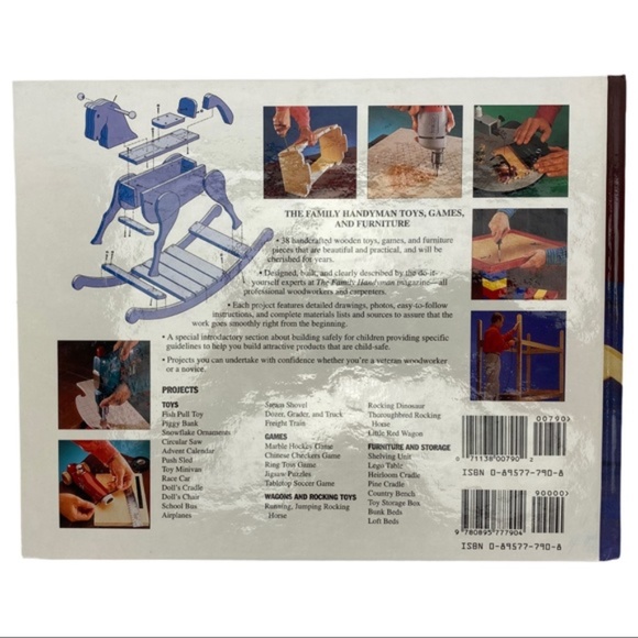 Woodworking Projects Book: Toys, Games, Furniture Readers Digest 300 Projects - Picture 2 of 12